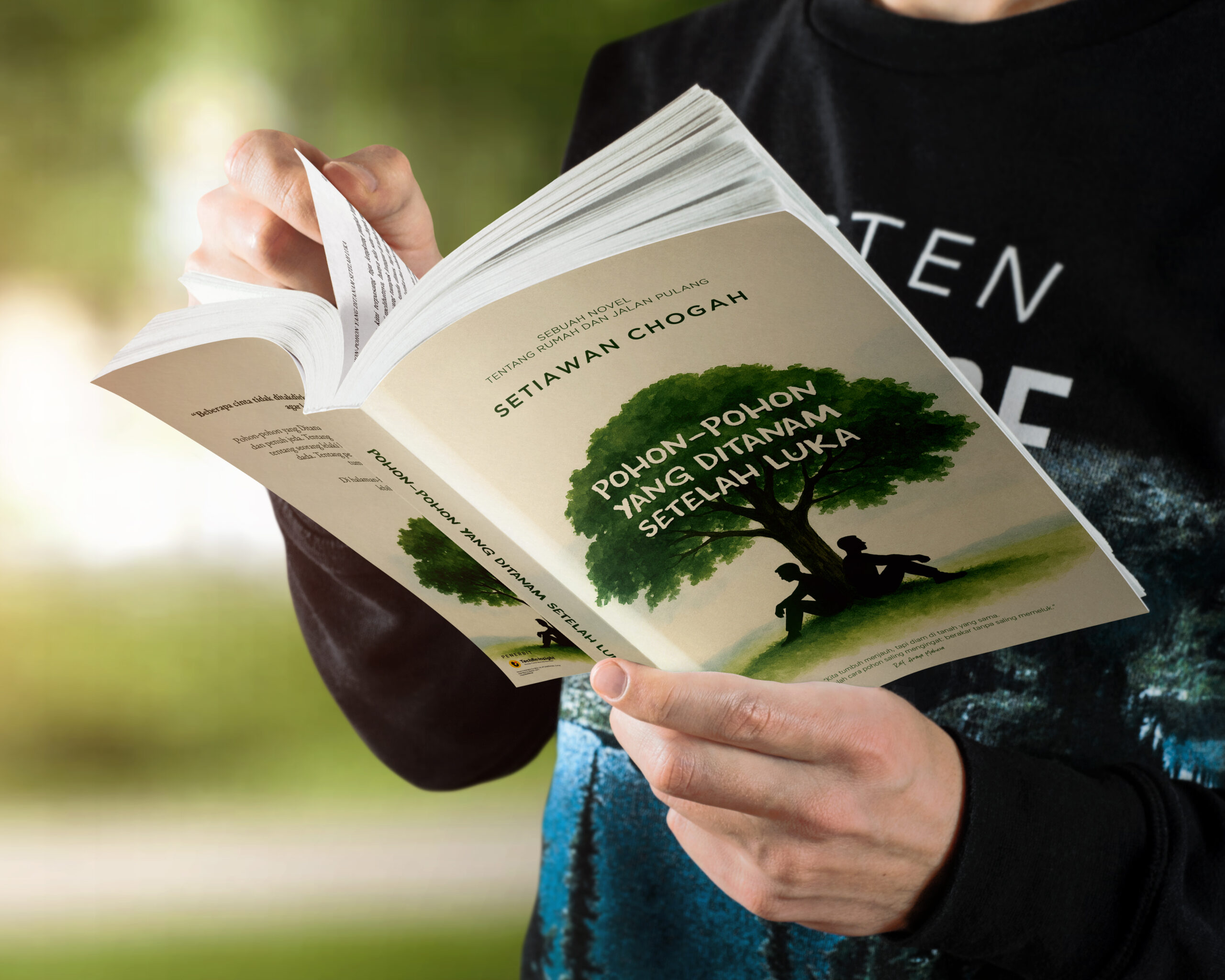 Pohon-pohon yang Ditanam Setelah Luka, sebuah novel karya Setiawan Chogah.